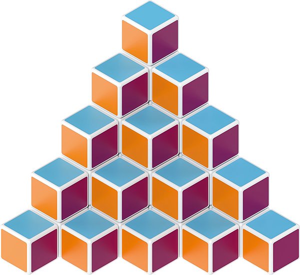 Bausatz Geomag Magicube Free Building 64 Screen
