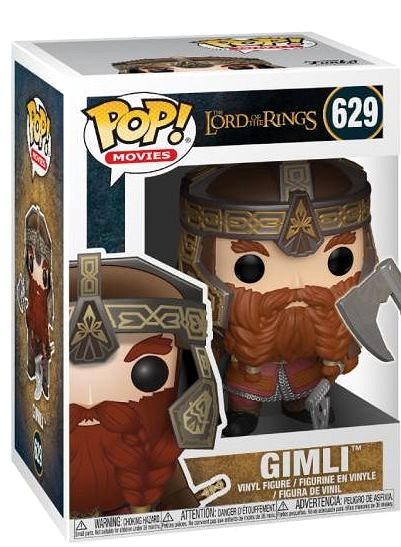 Figure Funko POP! Lord of the Rings - Gimli Packaging/box