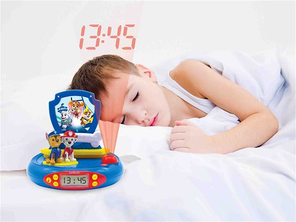Alarm Clock Lexibook Paw Patrol Clock with Projector Lifestyle