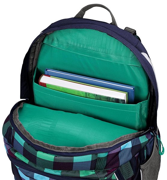 School Backpack Coocazoo JobJobber2 Green Purple District Features/technology