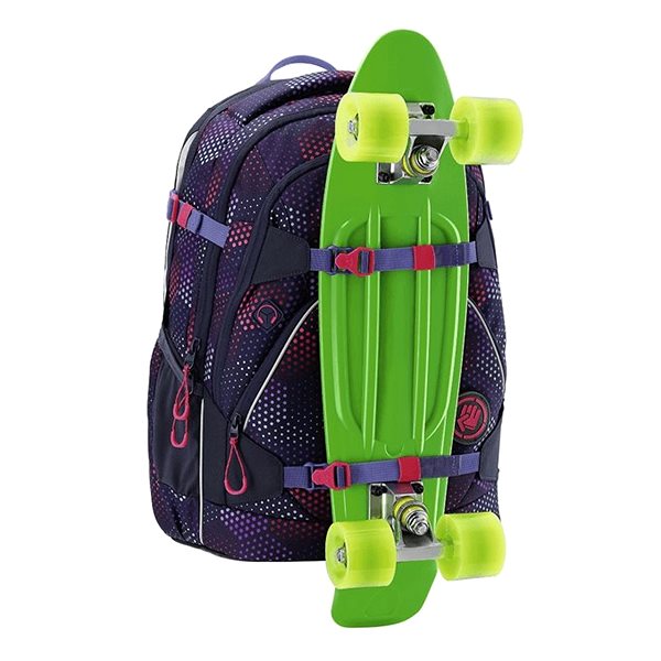 School Backpack Coocazoo ScaleRale Purple Illusion Features/technology