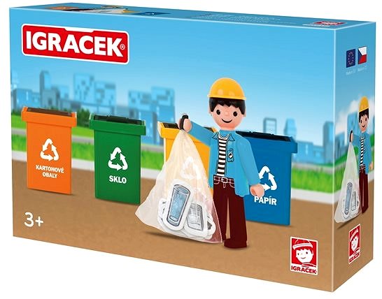 Figure Igráček Trio - Sorting Waste Packaging/box