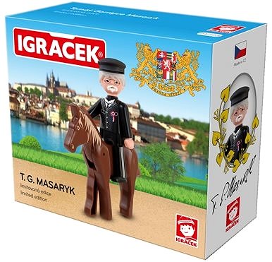 Figure Igráček Thomas G. Masaryk Packaging/box