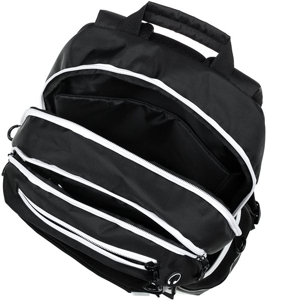 School Backpack OXY Sport Black Line white Features/technology