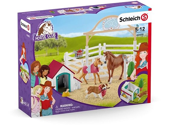 Figures Schleich Horses, Hannah with Ruby, the Foal Screen