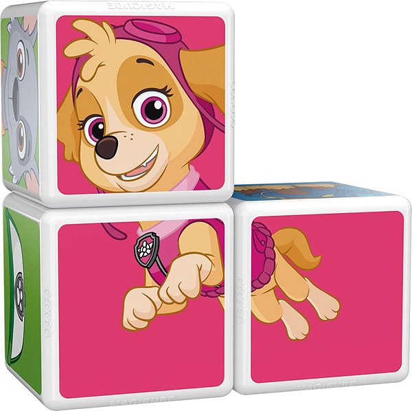 Magnetic Building Set Magicube Paw Patrol Chase Lateral view
