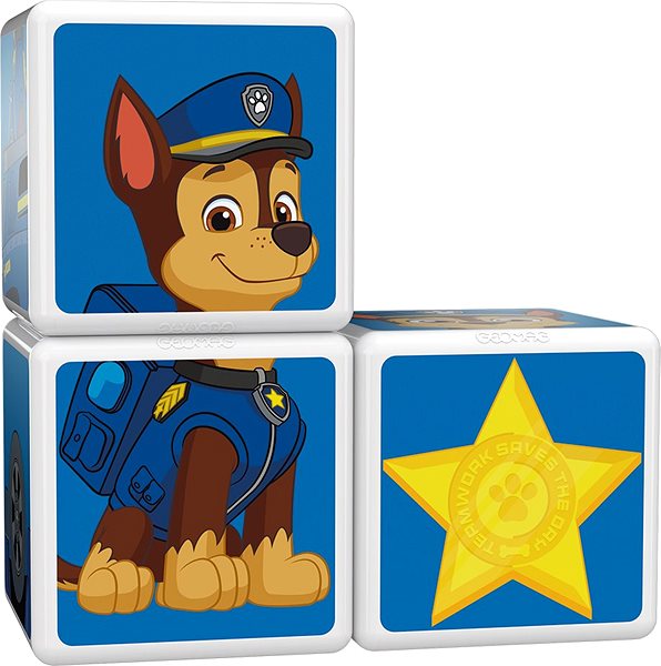 Magnetic Building Set Magicube Paw Patrol Police Lateral view