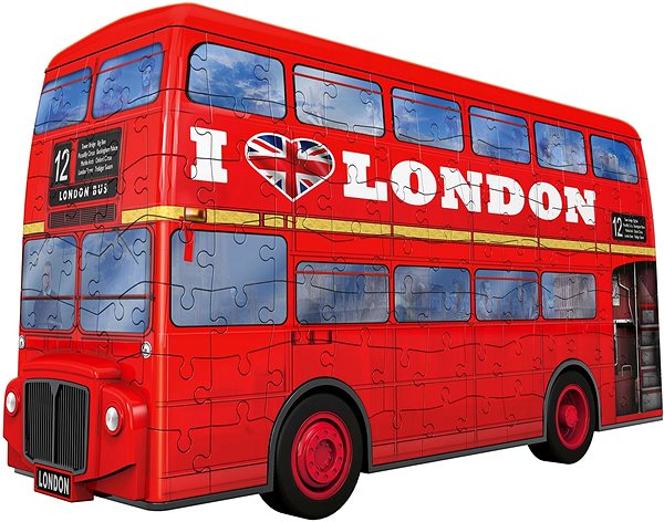 3D Puzzle Ravensburger 3D 125340 London Bus Screen