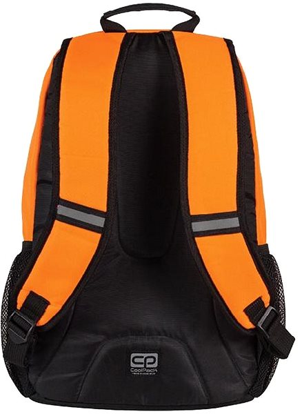 School Backpack CoolPack Orange Neon Back page