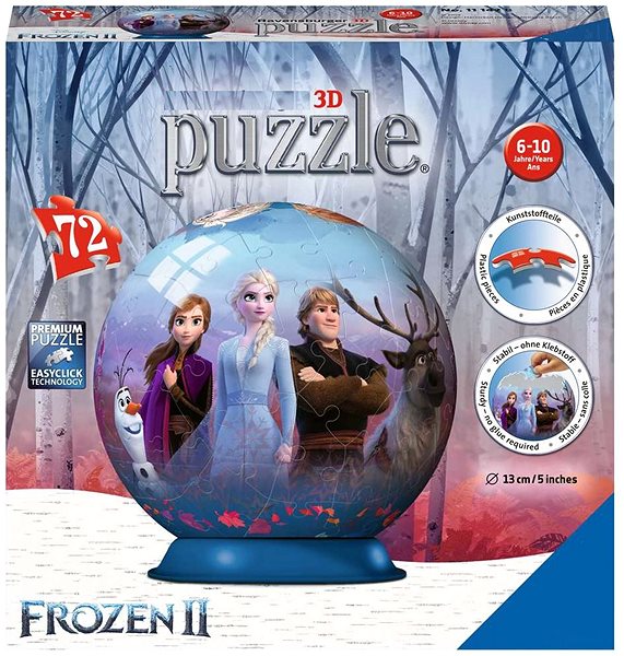 3D Puzzle Ravensburger 111428 Ball Disney Frozen Packaging/box
