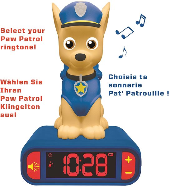 Alarm Clock Lexibook Paw Patrol Night Light Radio Alarm Clock Features/technology