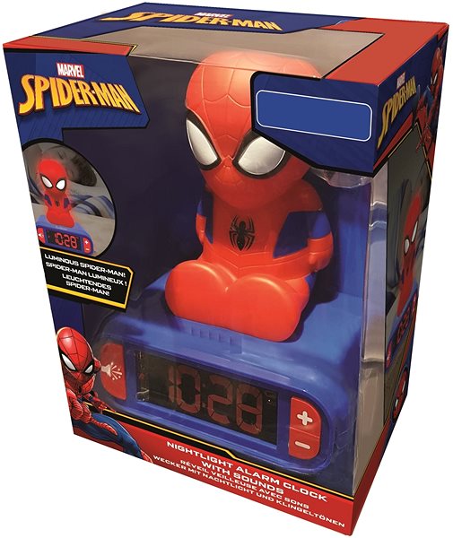 Alarm Clock Lexibook Spider-Man Night Light Radio Alarm Clock Packaging/box