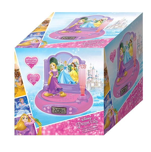 Alarm Clock Lexibook Princess Clock with projector and sounds Packaging/box