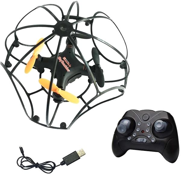 Drone dfmodels Sky Tumbler in RTF Cage Package content
