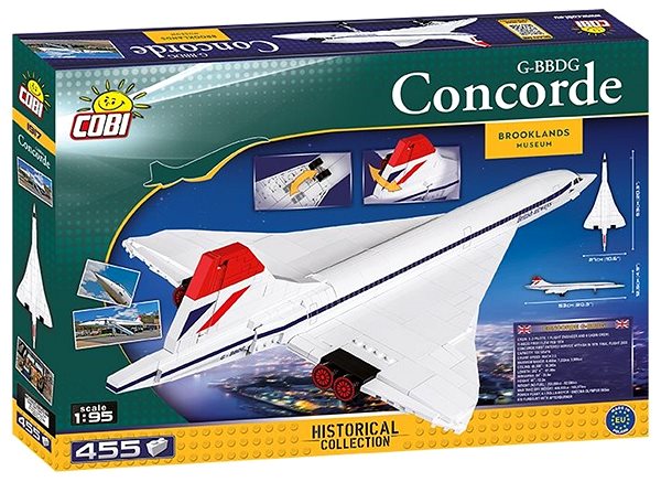 Bausatz Cobi Concorde Flugzeug aus Brooklands Museum Verpackung/Box