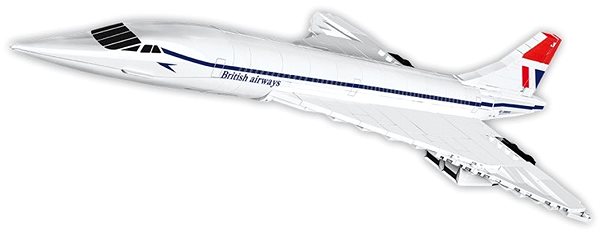 Building Set Cobi Concorde Plane from Brooklands Museum Lateral view