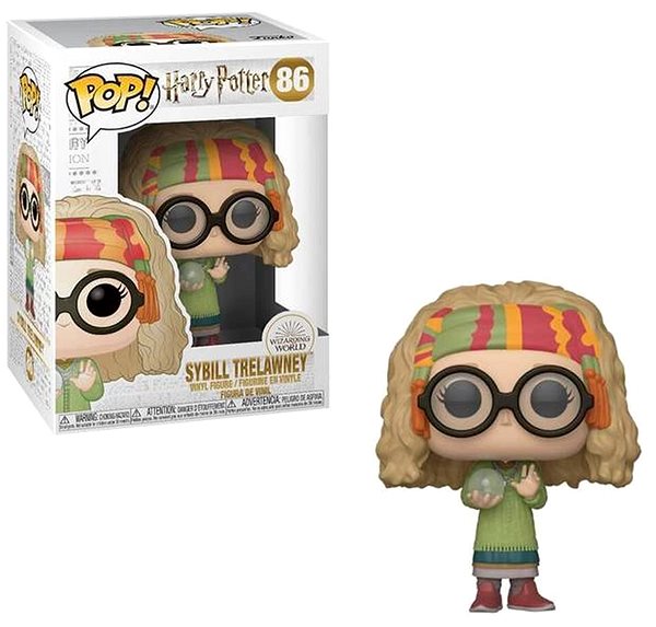 Figure Funko POP! Harry Potter - Professor Sybill Trelawney Package content