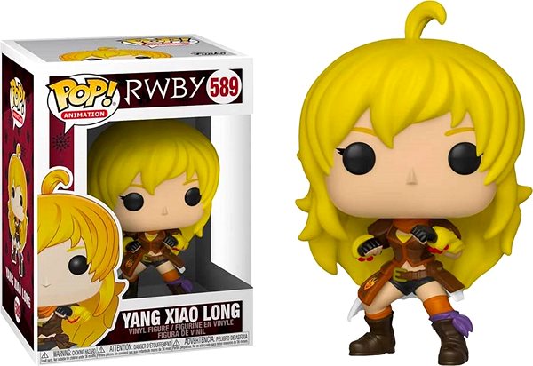 Figure Funko POP Animation: RWBY - Yang Xiao Long Package content