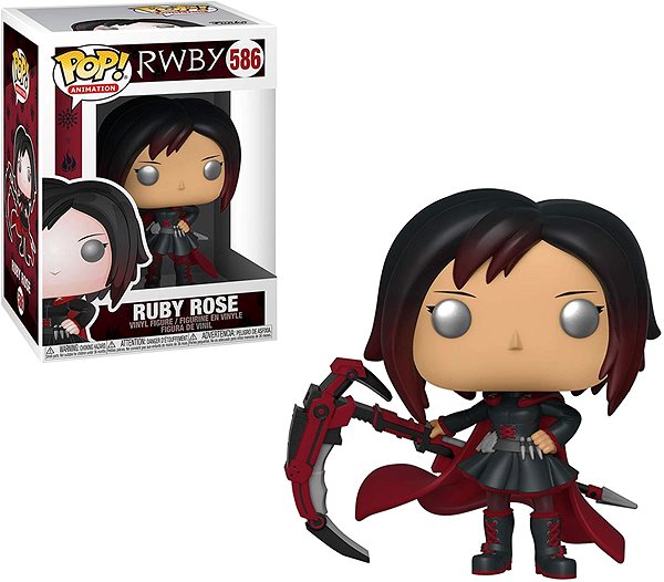 Figure Funko POP Animation: RWBY - Ruby Rose Package content