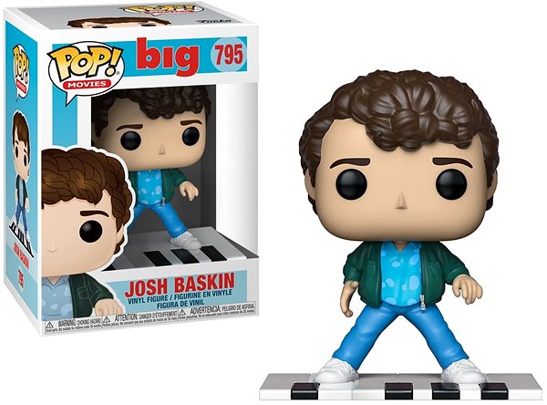 Figure Funko POP Movies: Big - Josh w/Piano Outfit Package content