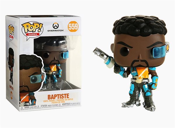 Figure Funko POP! Overwatch - Baptiste Package content