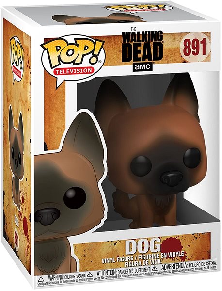 Figure Funko POP TV: The Walking Dead  S10 - Dog Packaging/box