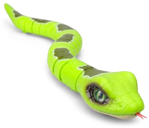 green robot snake