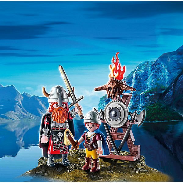 Figura Playmobil Nagy és kis viking húsvéti tojásban 9209 ...