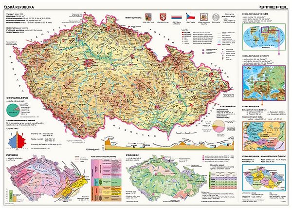 Puzzle Landkarten der Tschechischen Republik ...