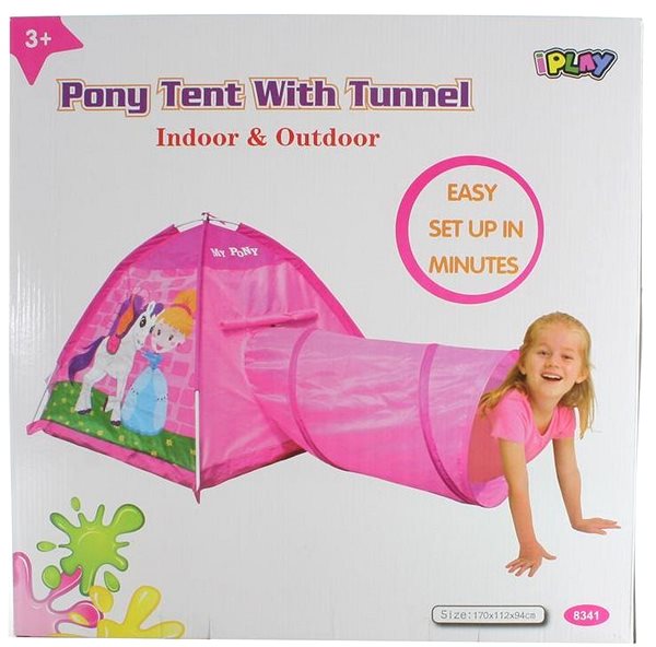 Kinderzelt Zelt Pony und Prinzessinnen Verpackung/Box