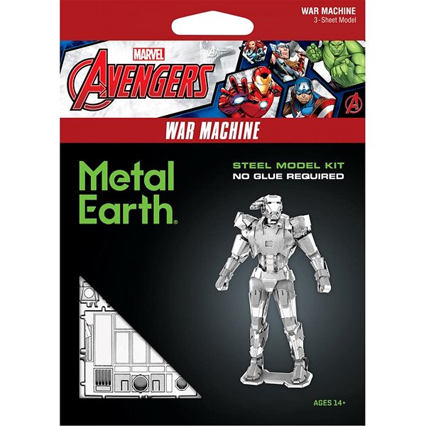 3D Puzzle Metal Earth Marvel War Machine ...