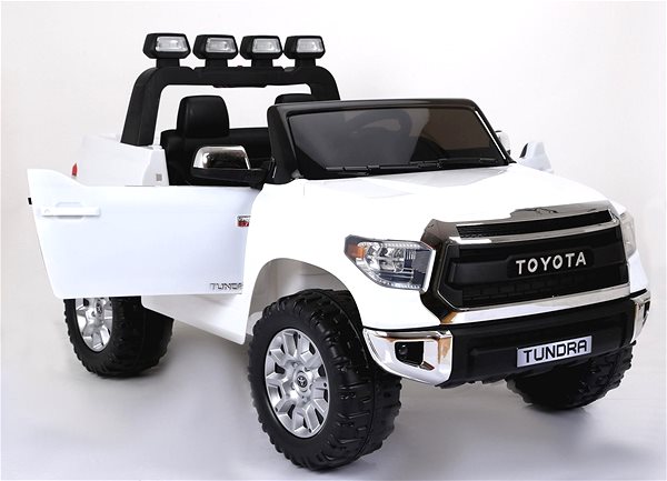 Elektrické auto pre deti Toyota Tundra XXL 24 V – biela Bočný pohľad