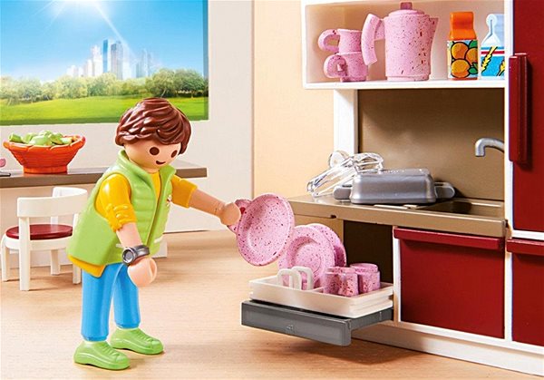 Bausatz Playmobil 9269 Große Familienküche Lifestyle