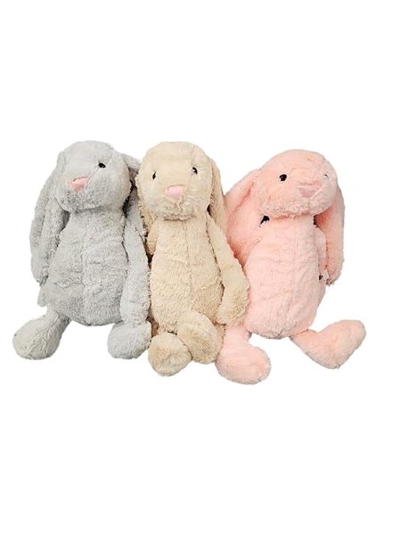Plyšová hračka Leventi Plyšový zajačik králiček – biely ...