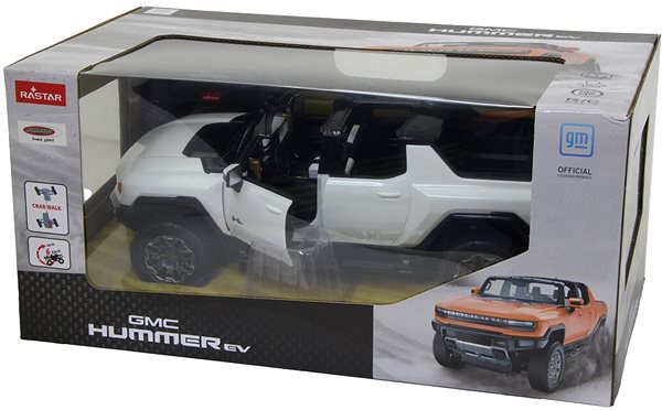 Jamara Hummer EV 1:16 white 2.4GHz Manual door RC car.