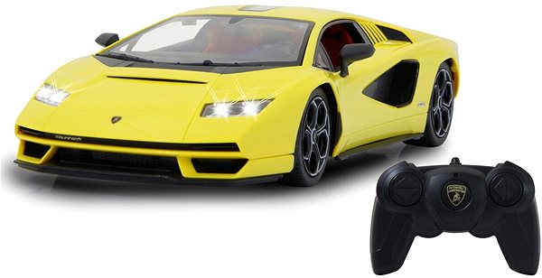 RC car Jamara Lamborghini Countach LPI 800-4 1:16 yellow 2.4GHz.