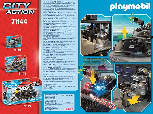 Építőjáték Playmobil 71144 Terepjáró különleges egység ...