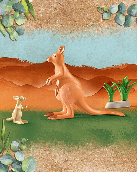 Building Set Playmobil 71290 Wiltopia - Kangaroo with baby ...