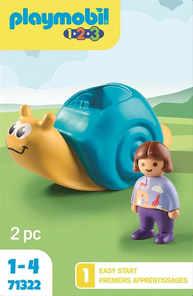 Bausatz Playmobil 71322 1.2.3: Schaukelschnecke mit Rassel ...