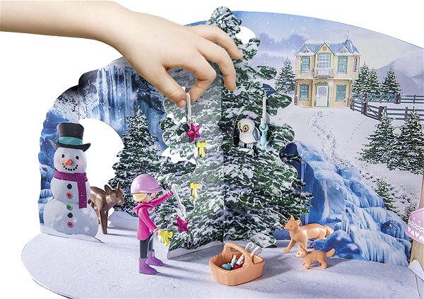 Építőjáték Playmobil Lovas adventi naptár: Karácsonyi szánkózás 71345 ...