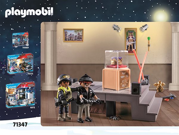 Építőjáték Playmobil Rendőr adventi naptár: Múzeumi rablás 71347 ...