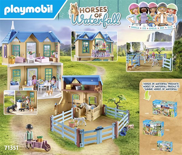 Építőjáték Playmobil 71351 Vízesés Ranch ...