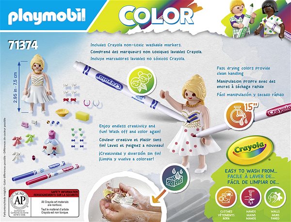 Építőjáték Playmobil PLAYMOBIL Color: Divattervező 71374 ...