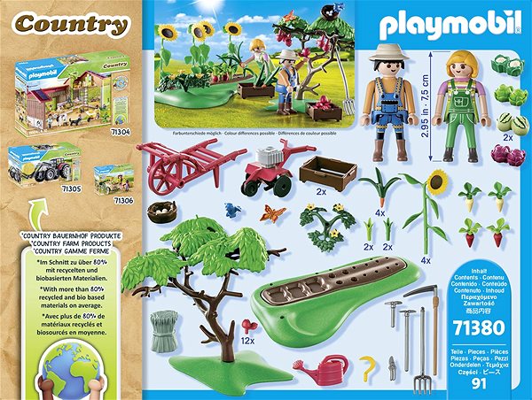 Építőjáték Playmobil Starter Pack Tanyasi zöldségeskert 71380 ...