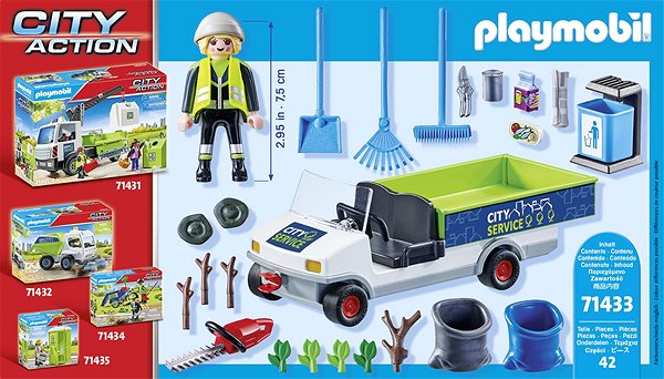 Építőjáték Playmobil Várostakarítás elektromos járművel 71433 ...