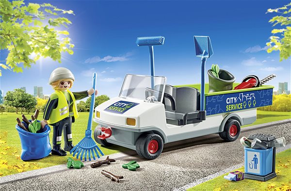 Building Set Playmobil 71433 City cleaning with e-vehicle ...