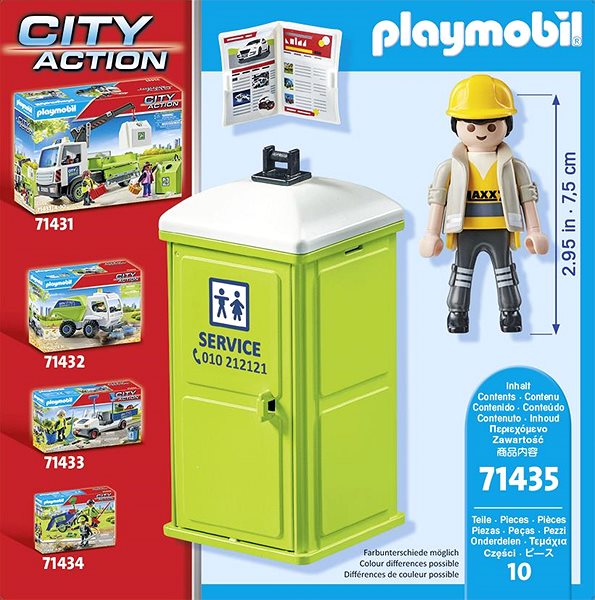 Építőjáték Playmobil Mobil WC 71435 ...