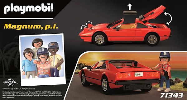 Építőjáték Playmobil 71343 Magnum, p. i. Ferrari 308 GTS Quattrovalvole ...