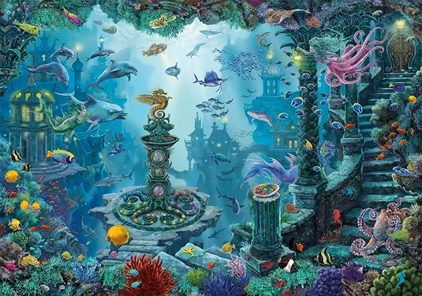 Puzzle Exit KIDS Puzzle: Versunkenes Atlantis 368 Teile ...