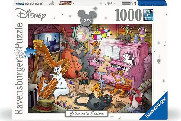 Puzzle Disney: Macskarisztokraták, 1000 darabos ...